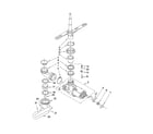 Inglis IPU25364 pump and spray arm parts diagram