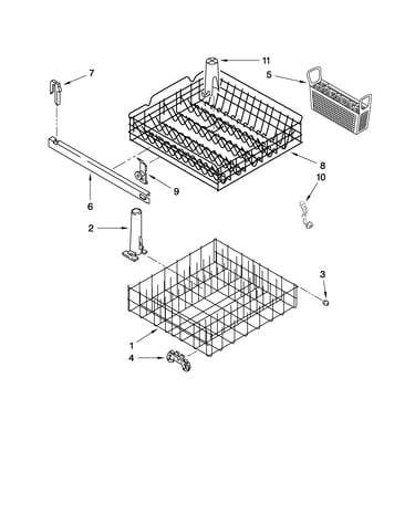 Dishrack parts