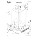 Whirlpool ED5FVGXWS01 cabinet parts diagram