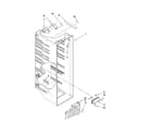 Whirlpool ED5FVGXWS01 refrigerator liner parts diagram