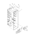 Whirlpool ED5FVGXWS01 refrigerator liner parts diagram