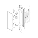 Whirlpool ED5FVGXWS01 refrigerator door parts diagram