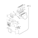 Whirlpool ED5FVGXWS01 icemaker parts diagram