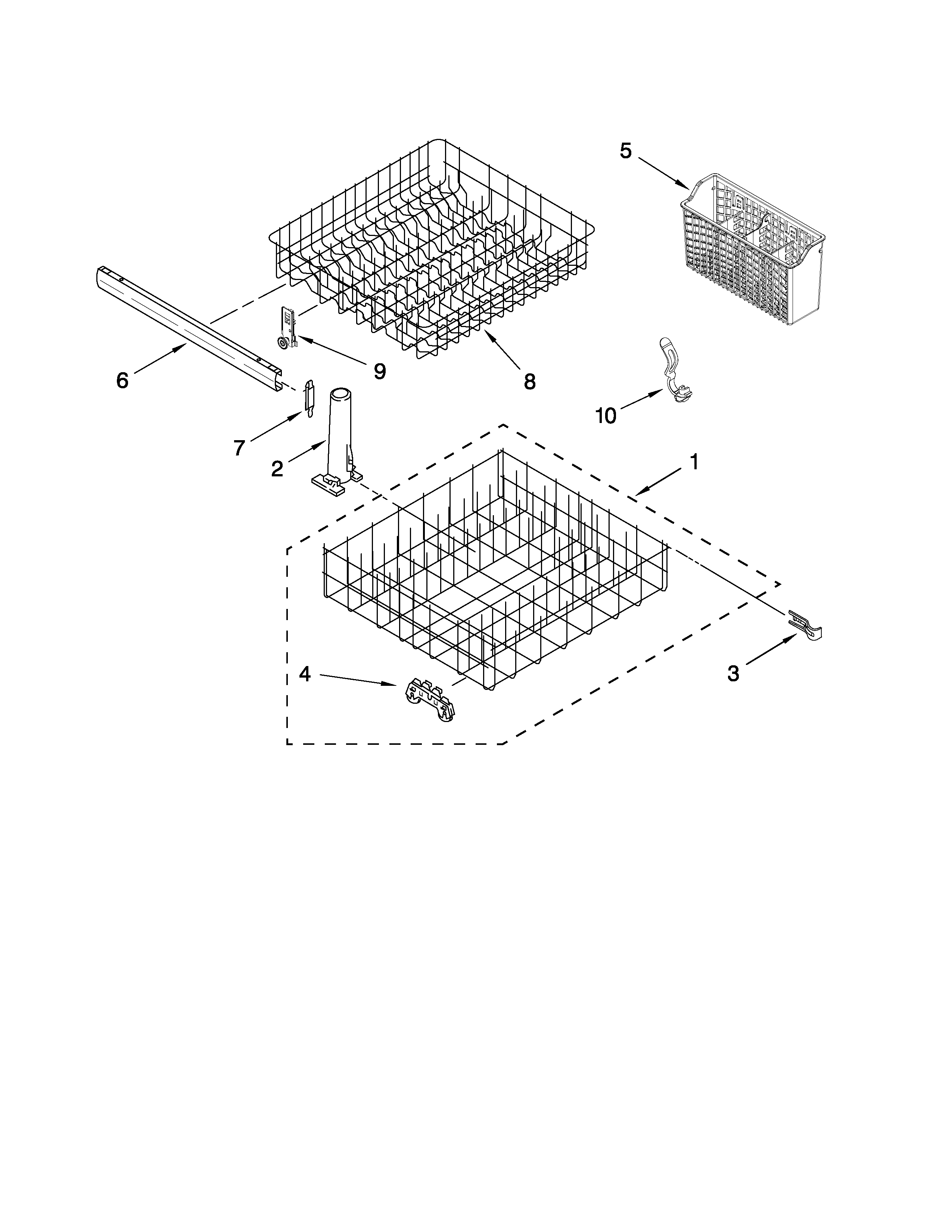 Dishrack parts