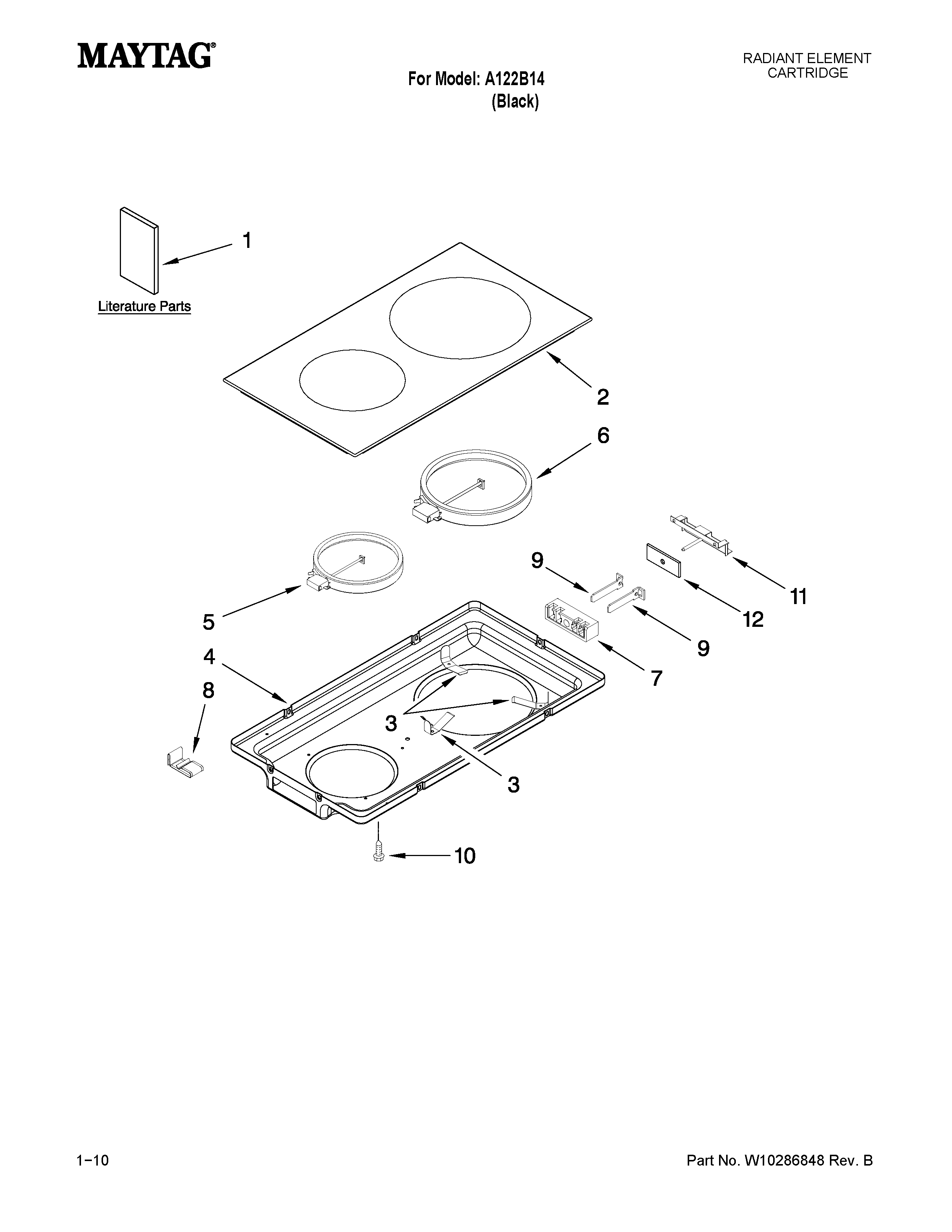 Glass cartridge