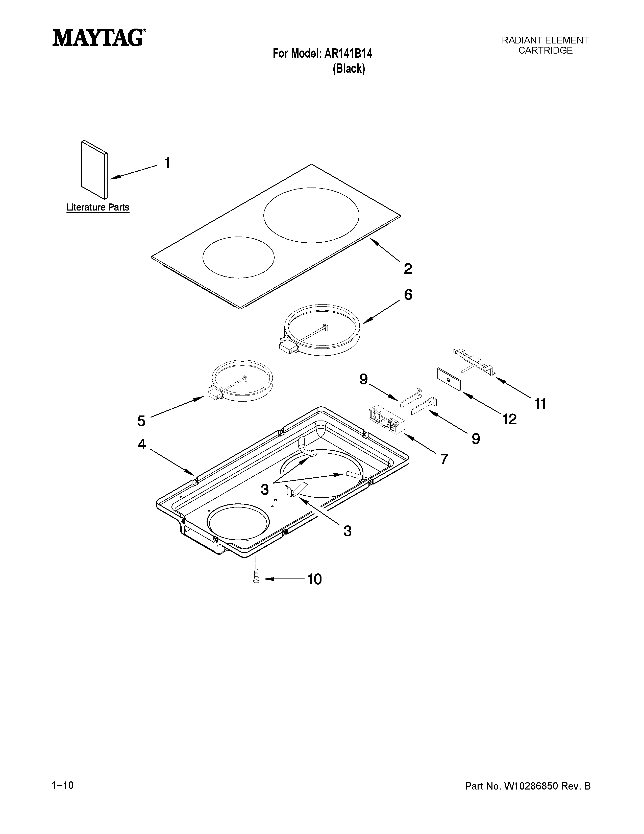 Glass cartridge