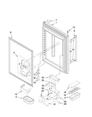 Refrigerator door parts