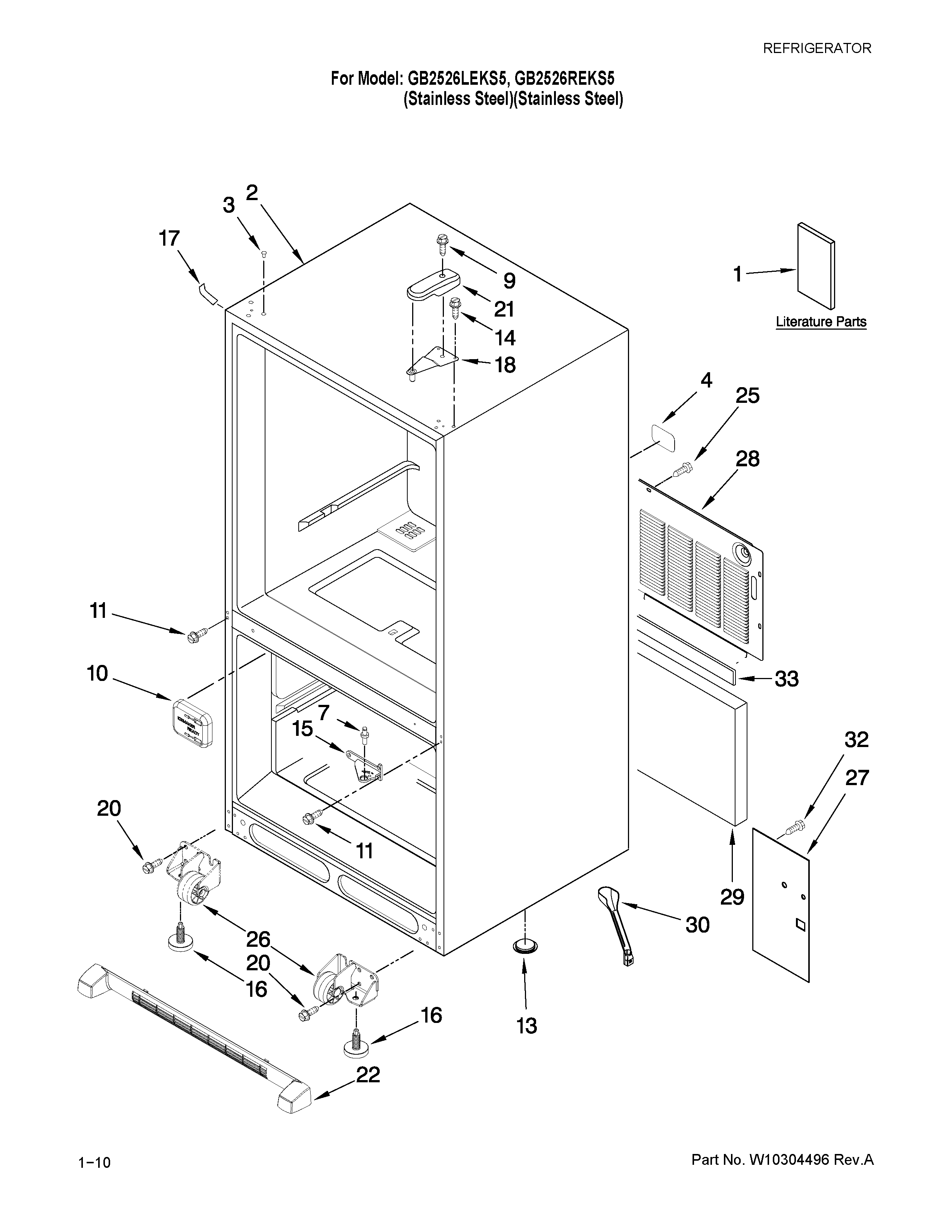 CABINET PARTS