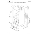Amana ABB2222FEW3 cabinet parts diagram