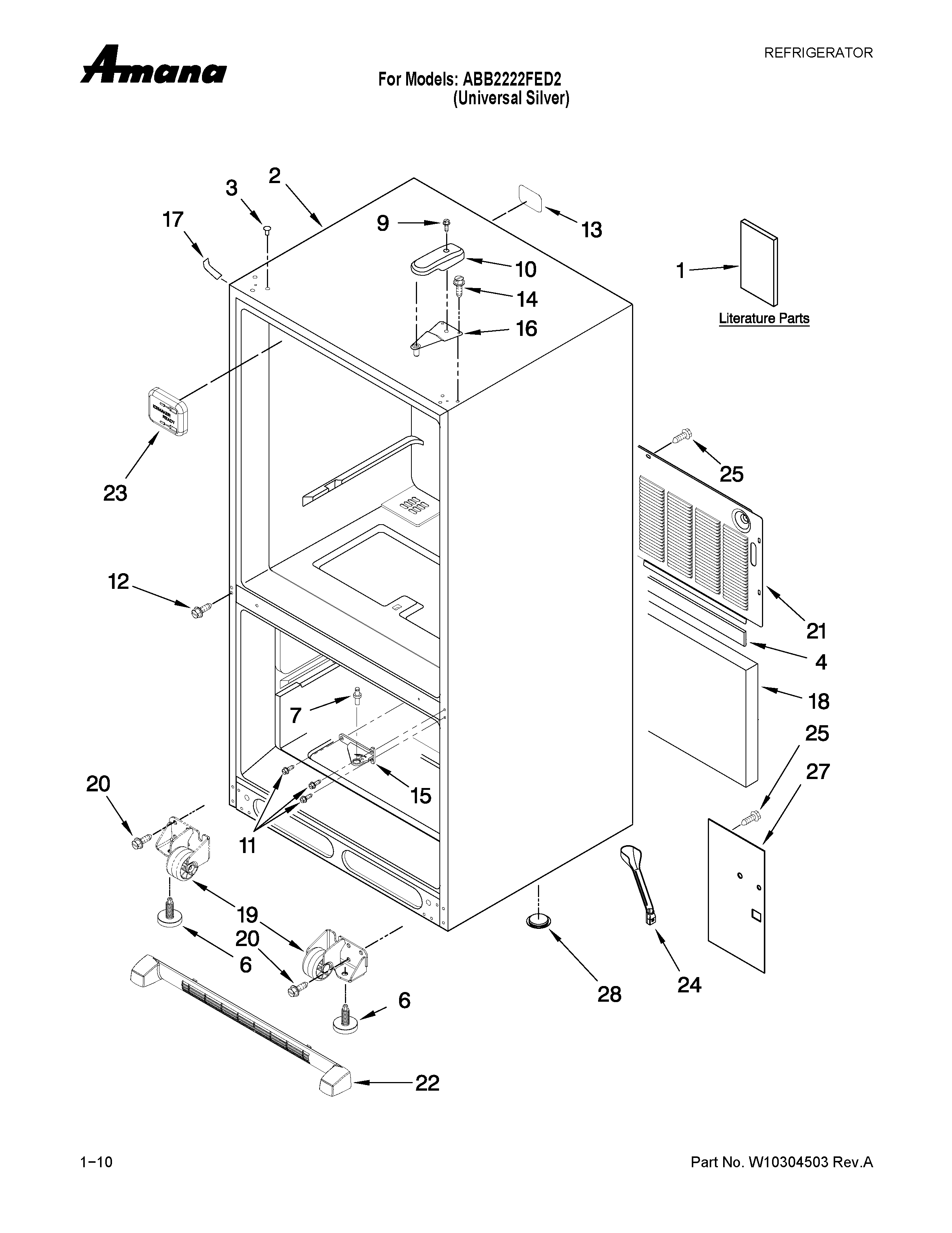 Cabinet parts