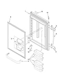 Refrigerator door parts