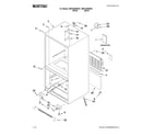 Maytag MBF2258WEW1 cabinet parts diagram