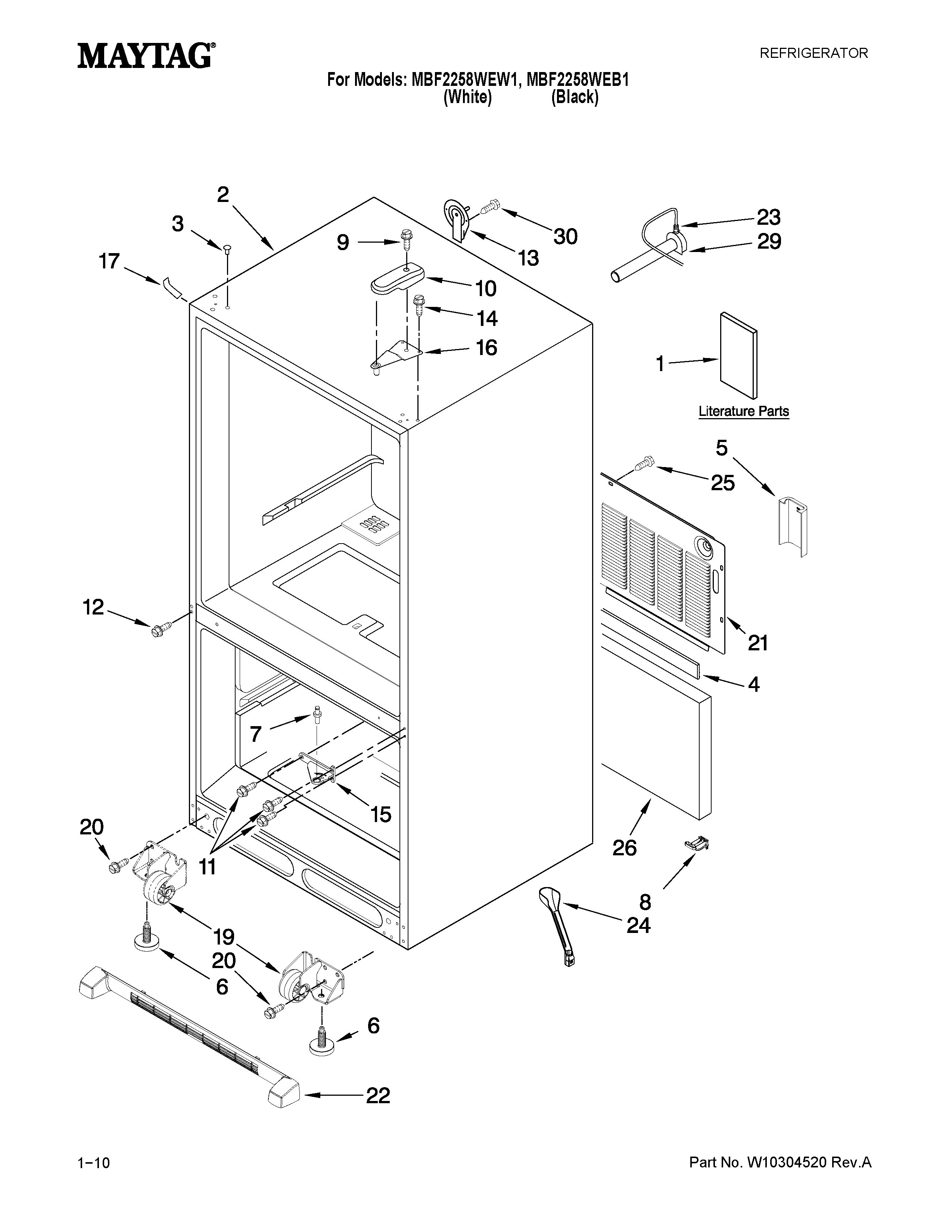 Cabinet parts