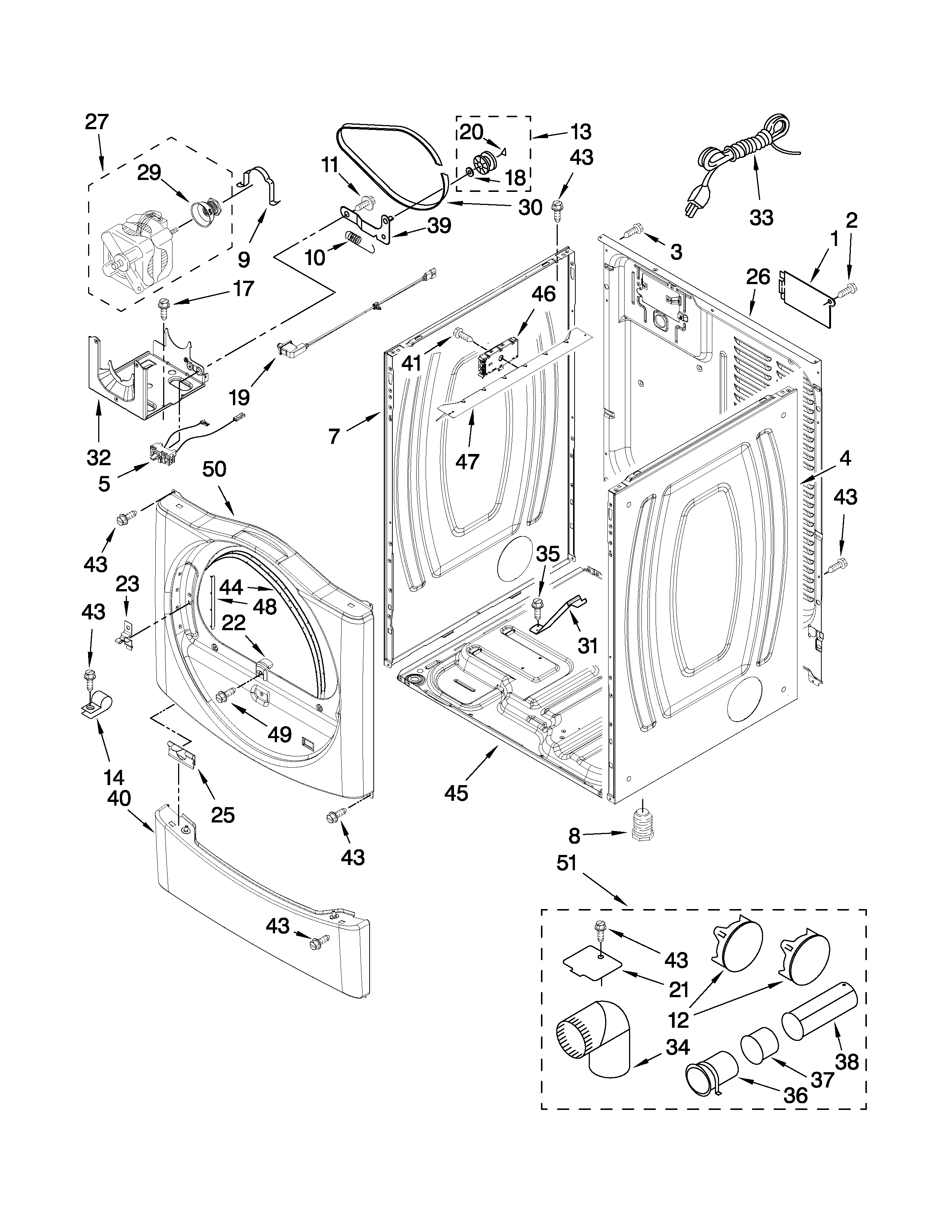 Cabinet parts