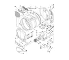 Maytag MGDE200XW0 bulkhead parts diagram