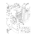 Maytag MGDE900VJ2 cabinet parts diagram