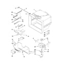 Whirlpool GB2FHDXWQ01 freezer liner parts diagram