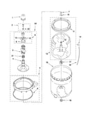 Agitator, basket and tub parts