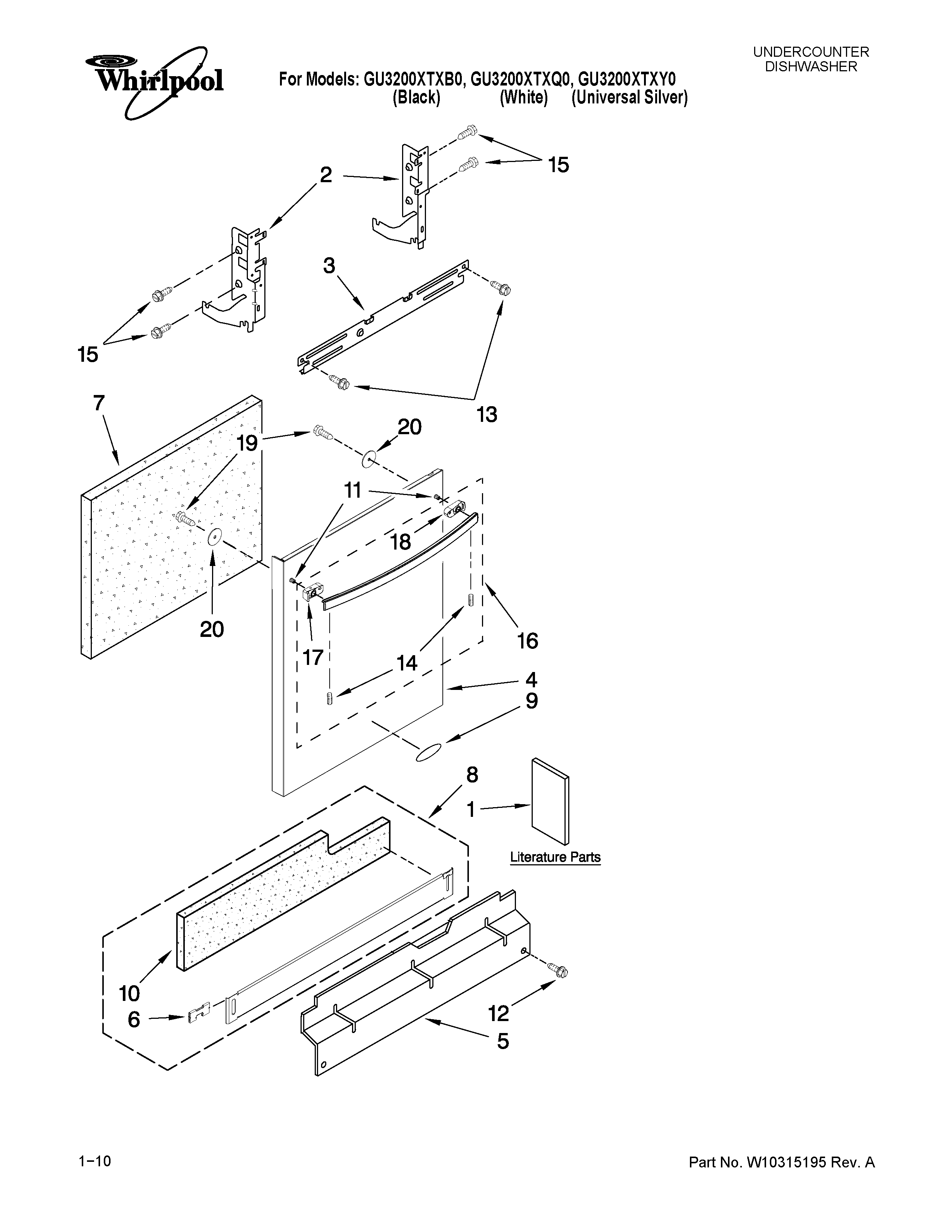 Door and panel parts
