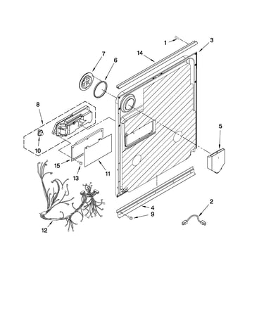Door and latch parts