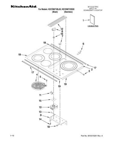 Cooktop parts