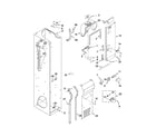 KitchenAid KSSC42FTS04 freezer liner and air flow parts diagram