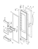 Refrigerator door parts