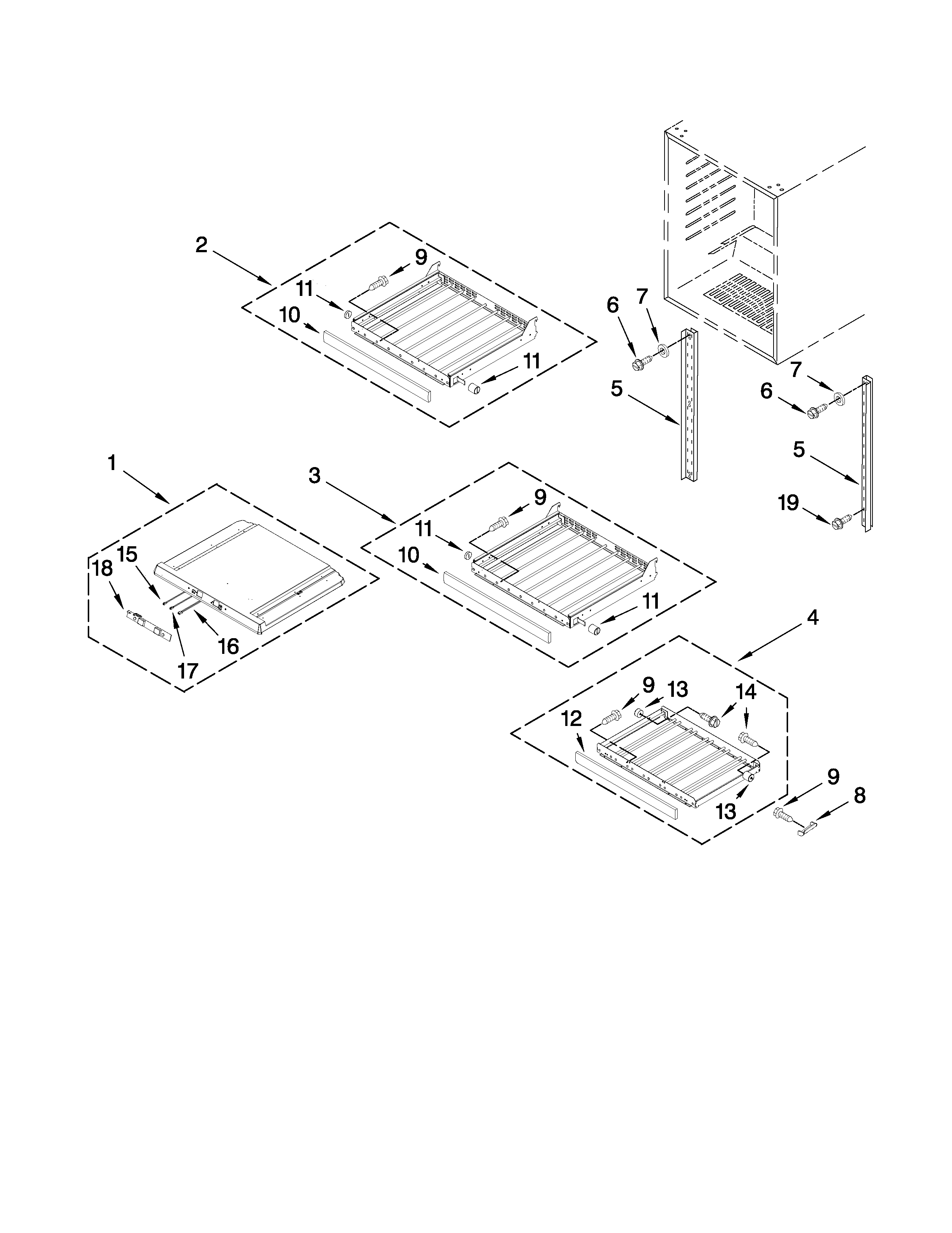 Shelf parts