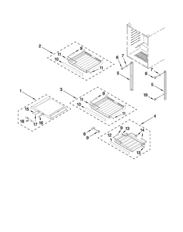 Shelf parts
