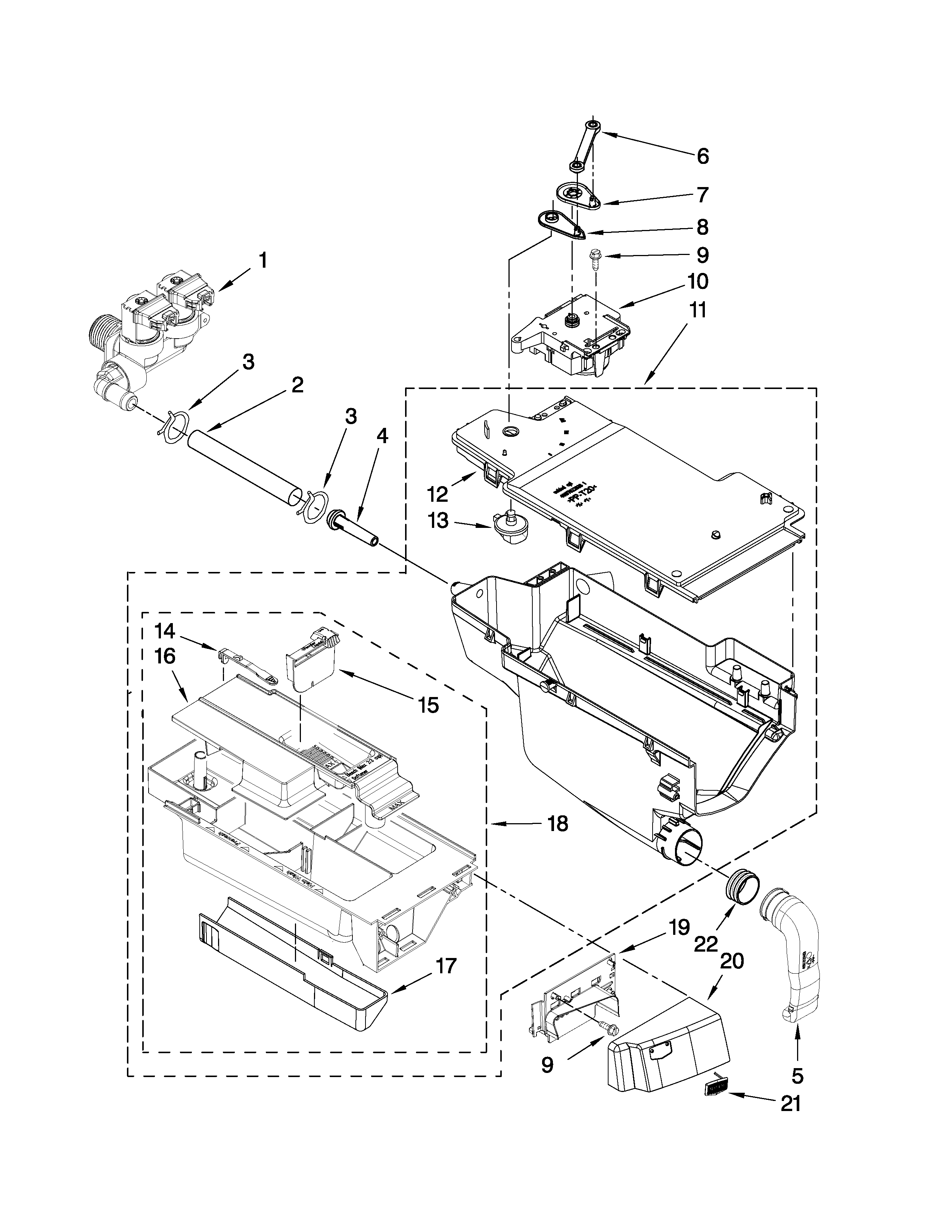 DISPENSER PARTS