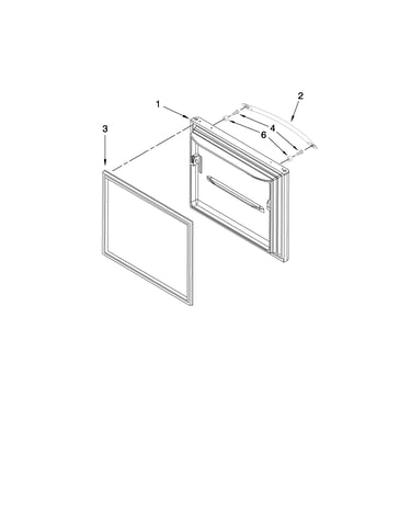 Freezer door parts