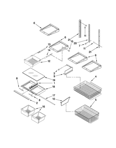 Shelf parts