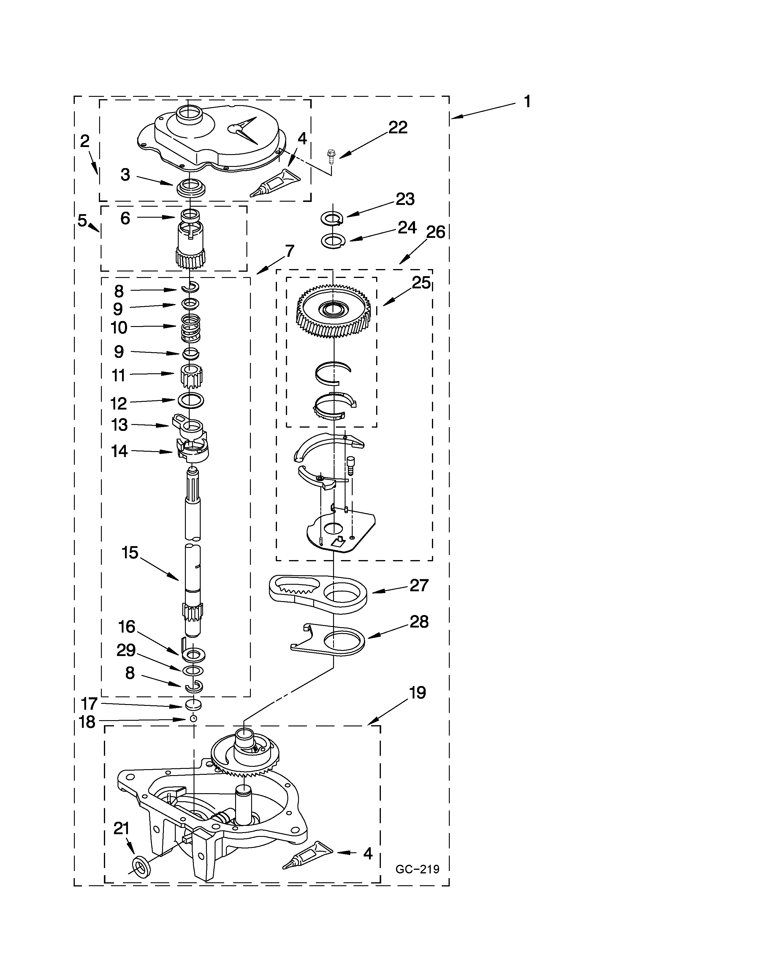 GEARCASE PARTS