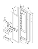Refrigerator door parts