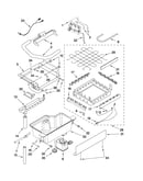 Evaporator, ice cutter grid and water parts