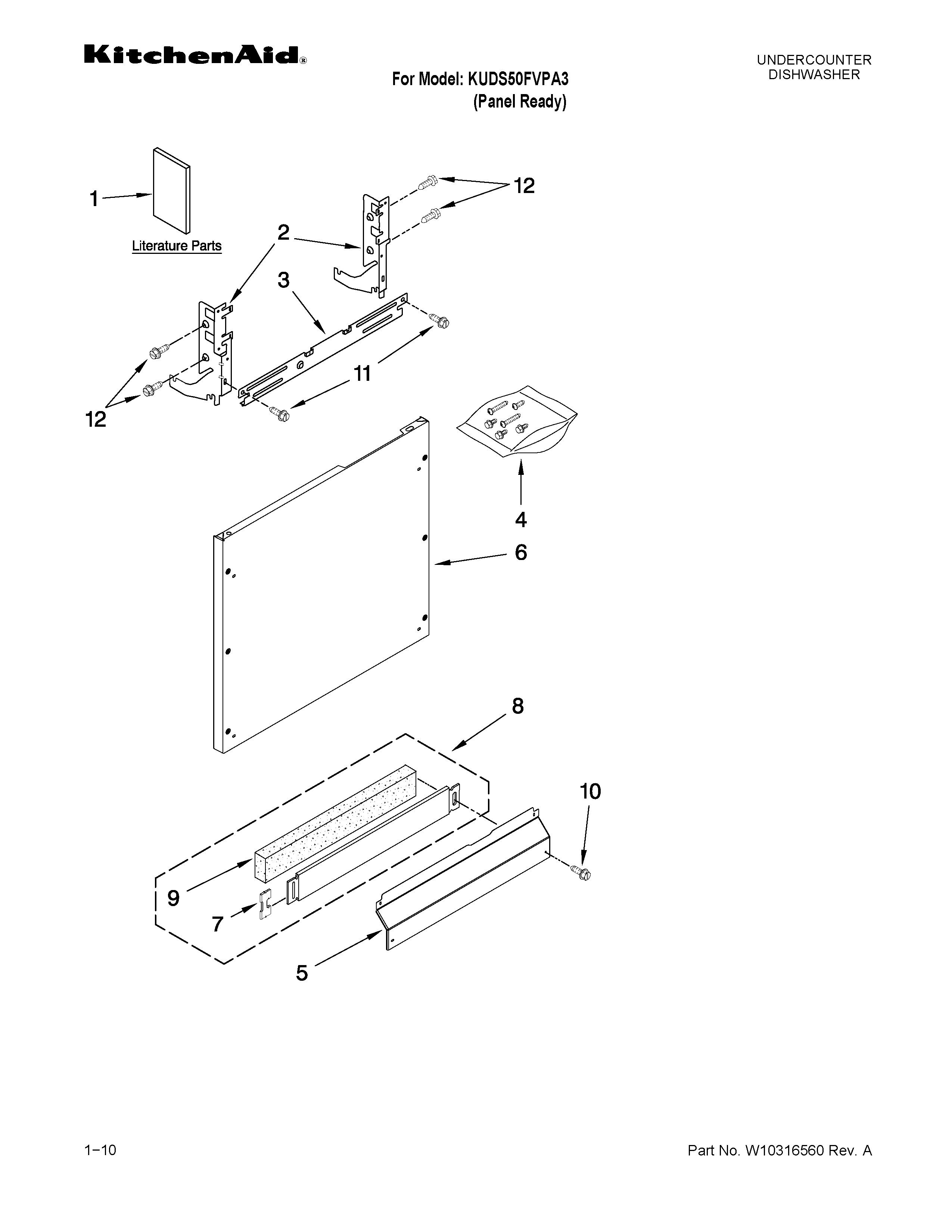 Door and panel parts