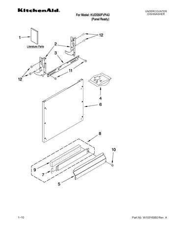 Door and panel parts
