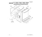Maytag MDB8951BWS1 door and panel parts diagram