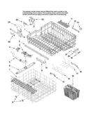 Upper and lower rack parts