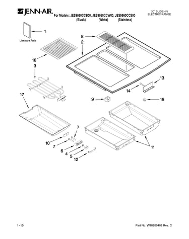 Cooktop parts