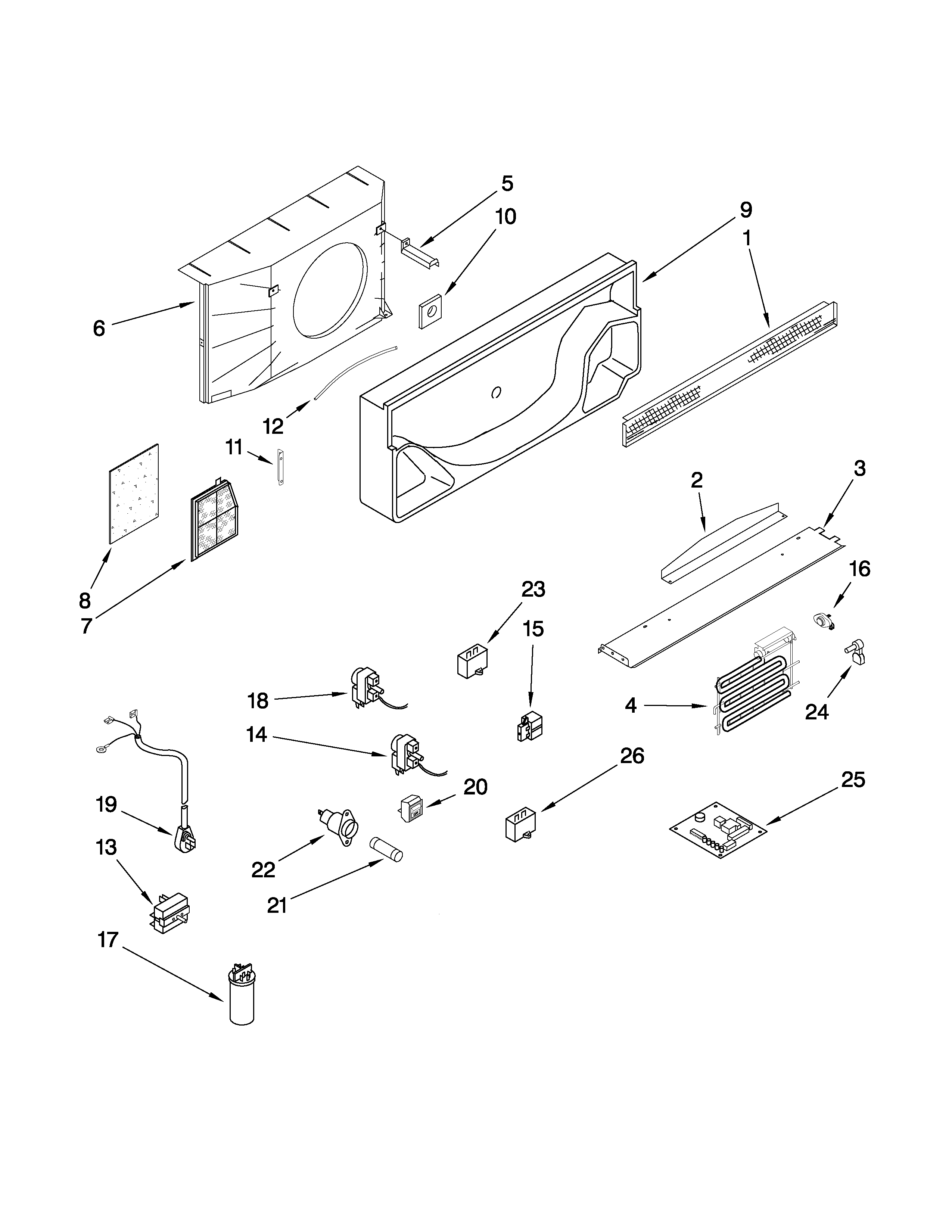 AIRFLOW AND CONTROL PARTS