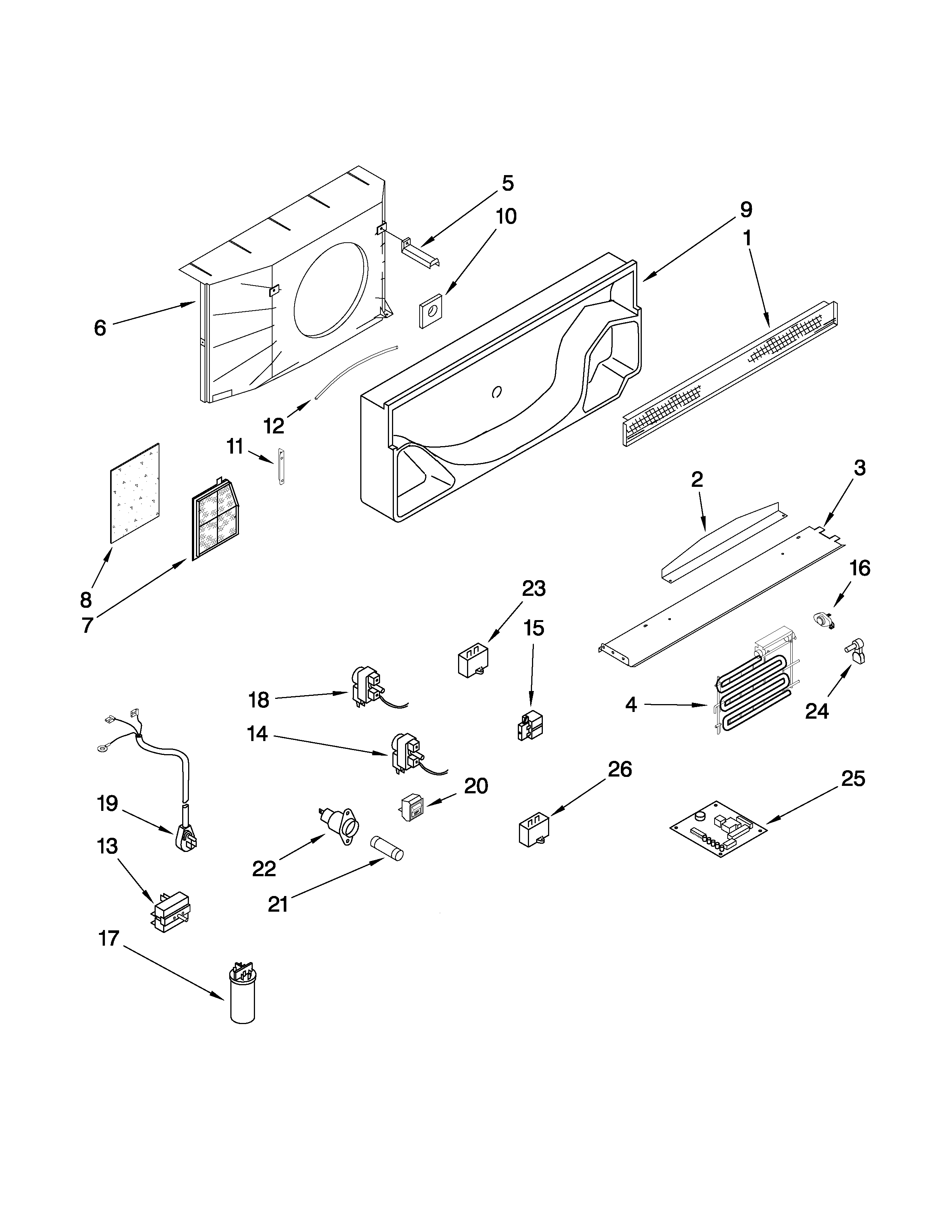 AIRFLOW AND CONTROL PARTS