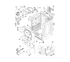 Whirlpool WED9400ST1 cabinet parts diagram