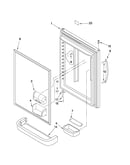 Refrigerator door parts