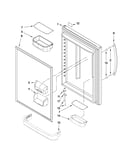 Refrigerator door parts