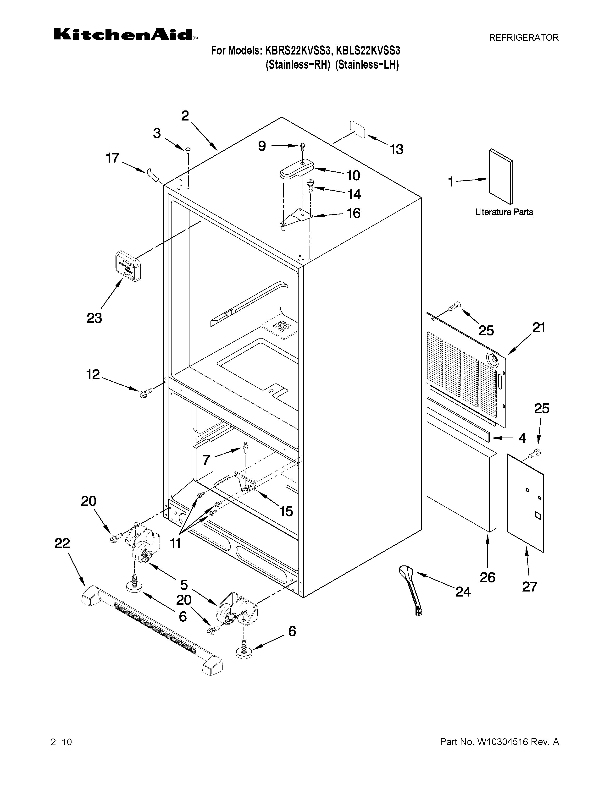 CABINET PARTS