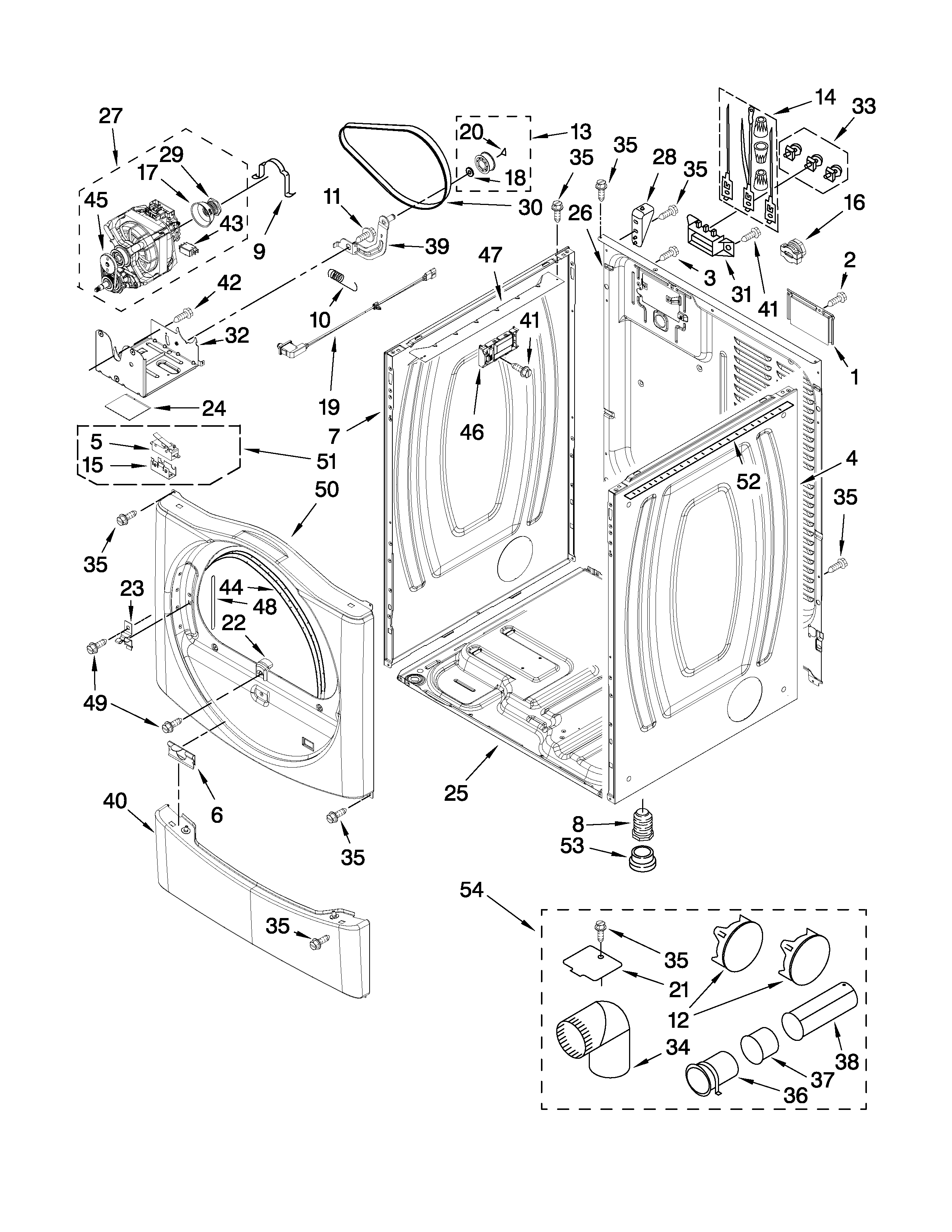 Cabinet parts