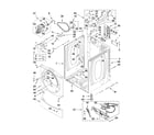 Whirlpool 3LCGD9100WQ0 cabinet parts diagram
