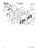 Washer/dryer control panel parts