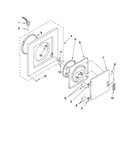 Dryer front panel and door parts